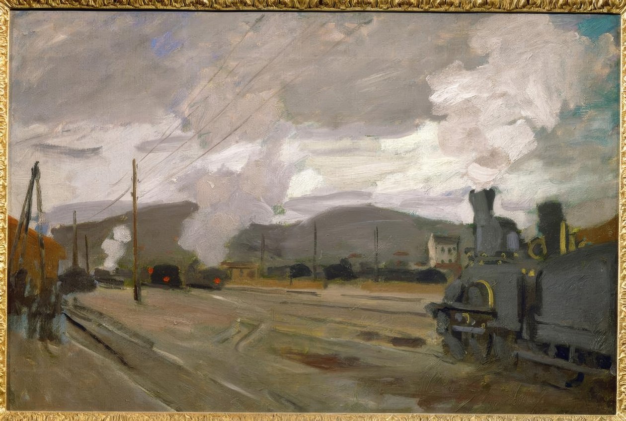 Argenteuil stasjon av Claude Monet