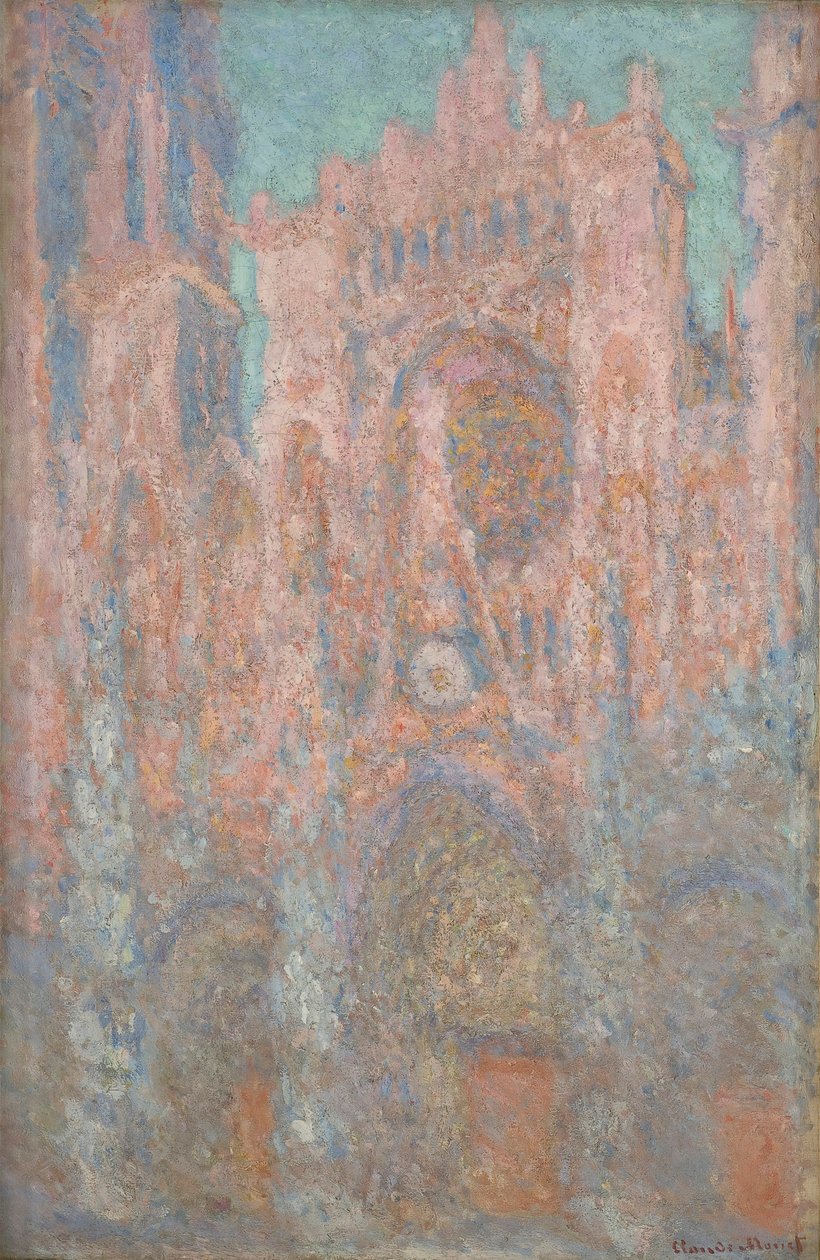 Rouen katedral. Sent på ettermiddagen Rouen-katedralen. Sen ettermiddag, 1893. av Claude Monet