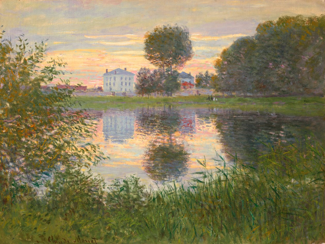 Treet i en ball, Argenteuil av Claude Monet