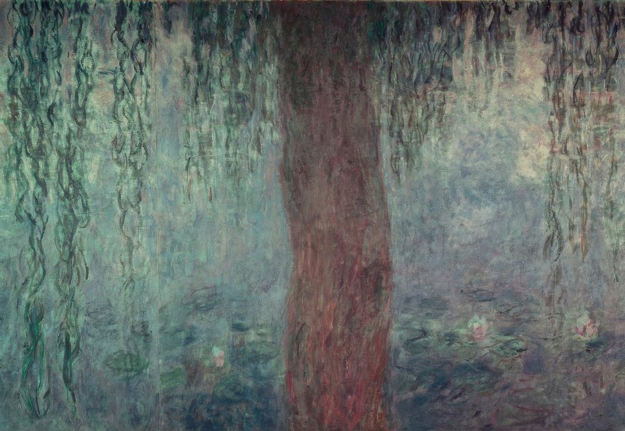 Vannliljedammen med vier, Le Matin aus vier av Claude Monet