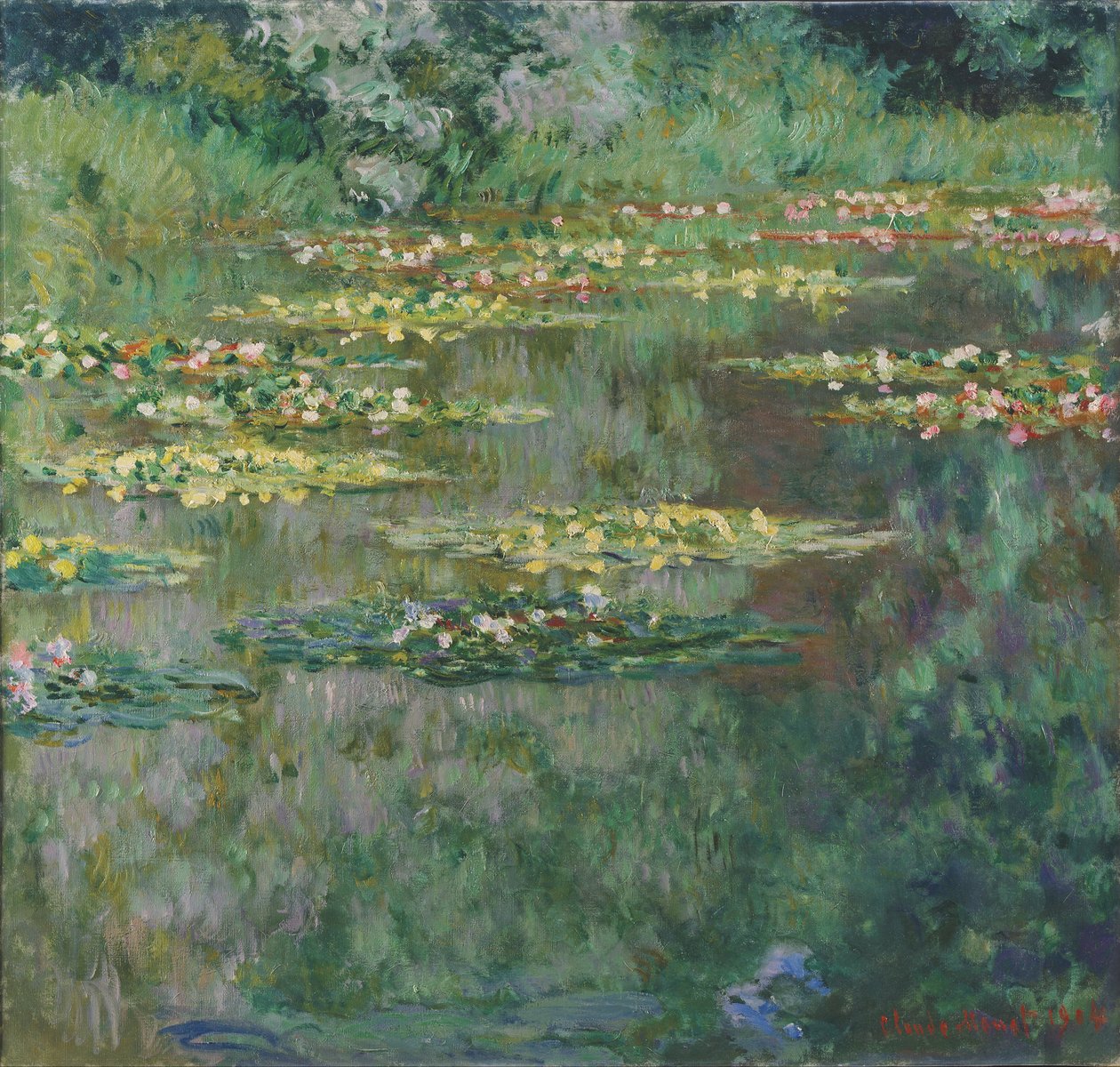 Vannliljedammen av Claude Monet