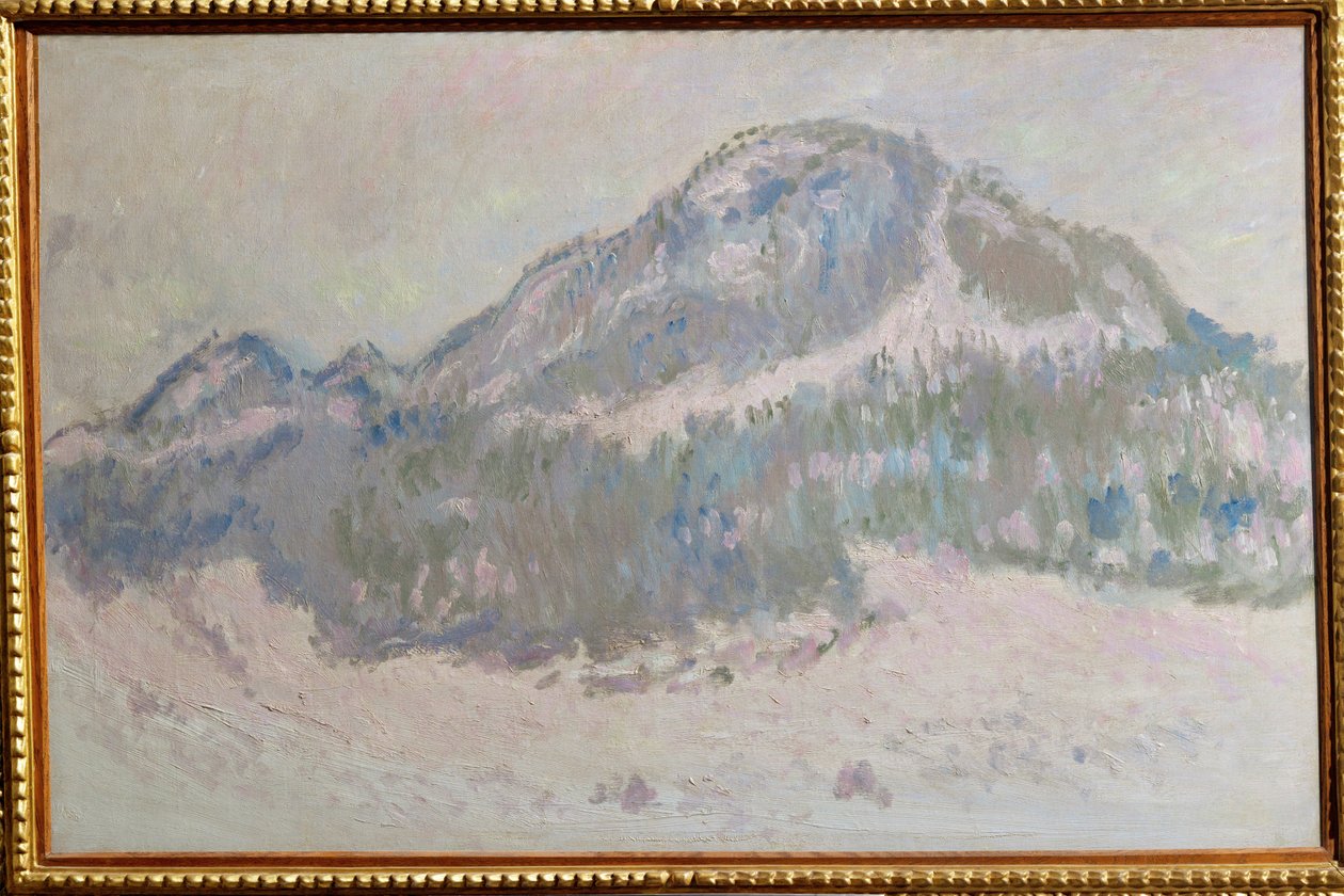 Kolsaasfjellet i Norge (olje på lerret) av Claude Monet