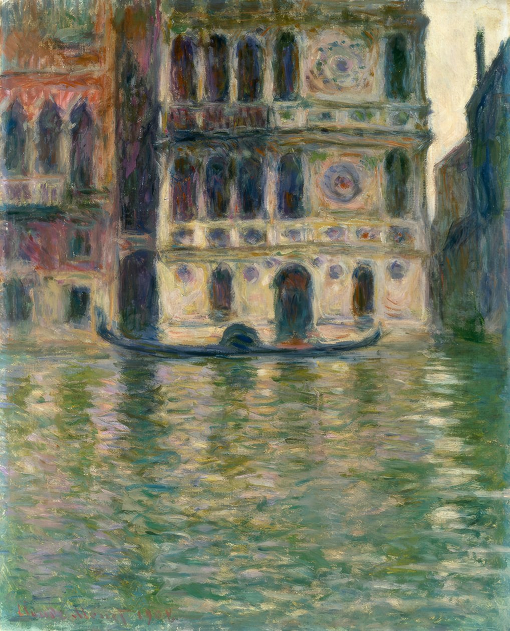 Dario-palasset, Venezia av Claude Monet