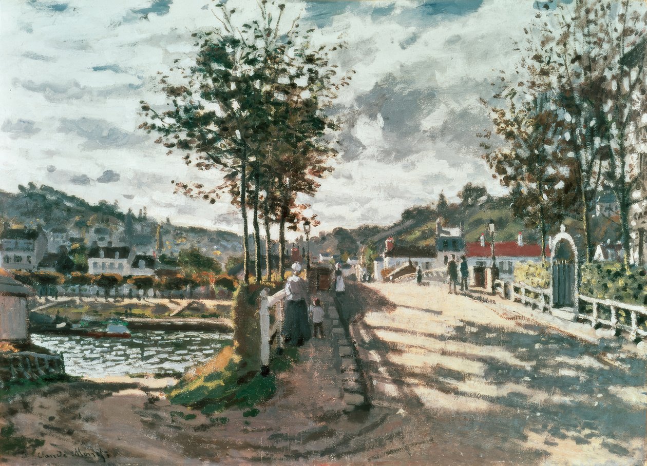 Bougivalbroen av Claude Monet