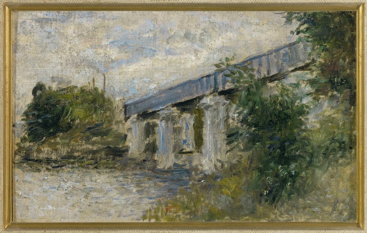 Jernbanebroen, Argenteuil av Claude Monet