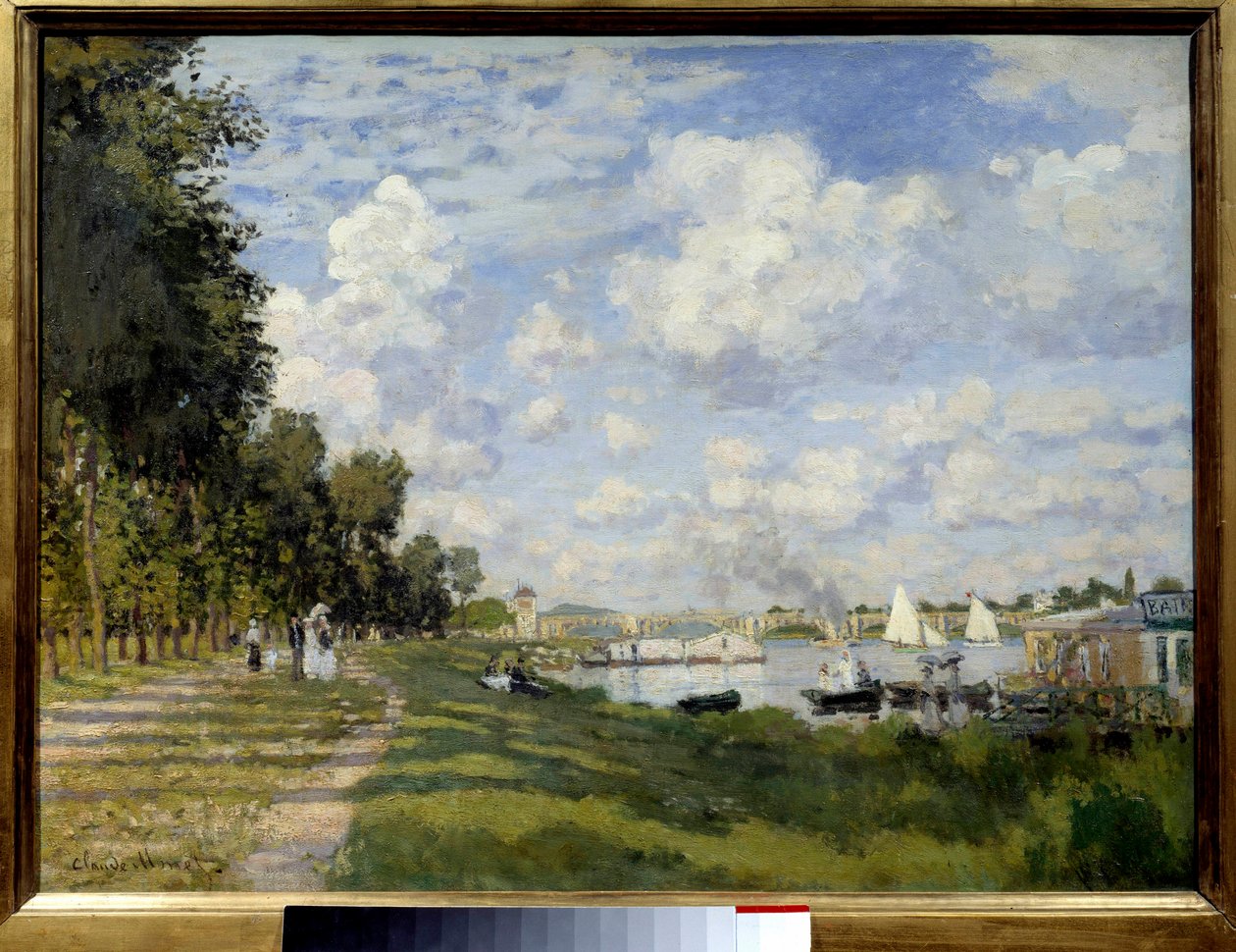 Argenteuil-bassengmaleriet av Claude Monet (1840-1926) 1872 Søn. 0,6x0,8 m Paris, Musee d