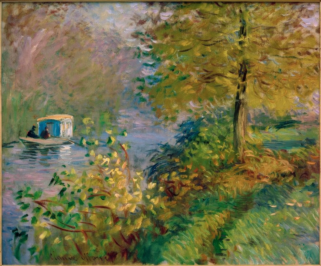 Verkstedbåten av Claude Monet
