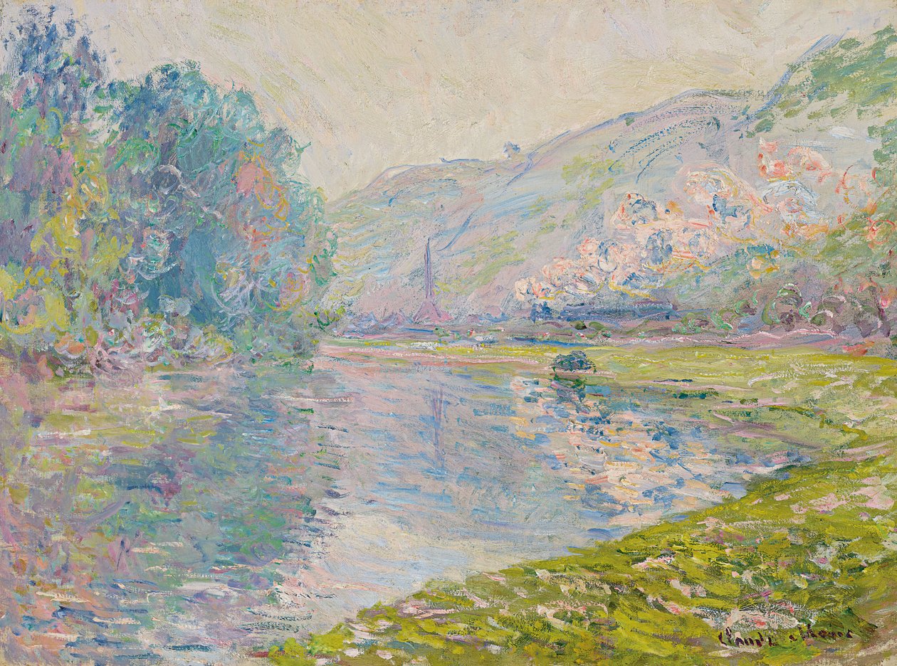 Toget på Jeufosse av Claude Monet