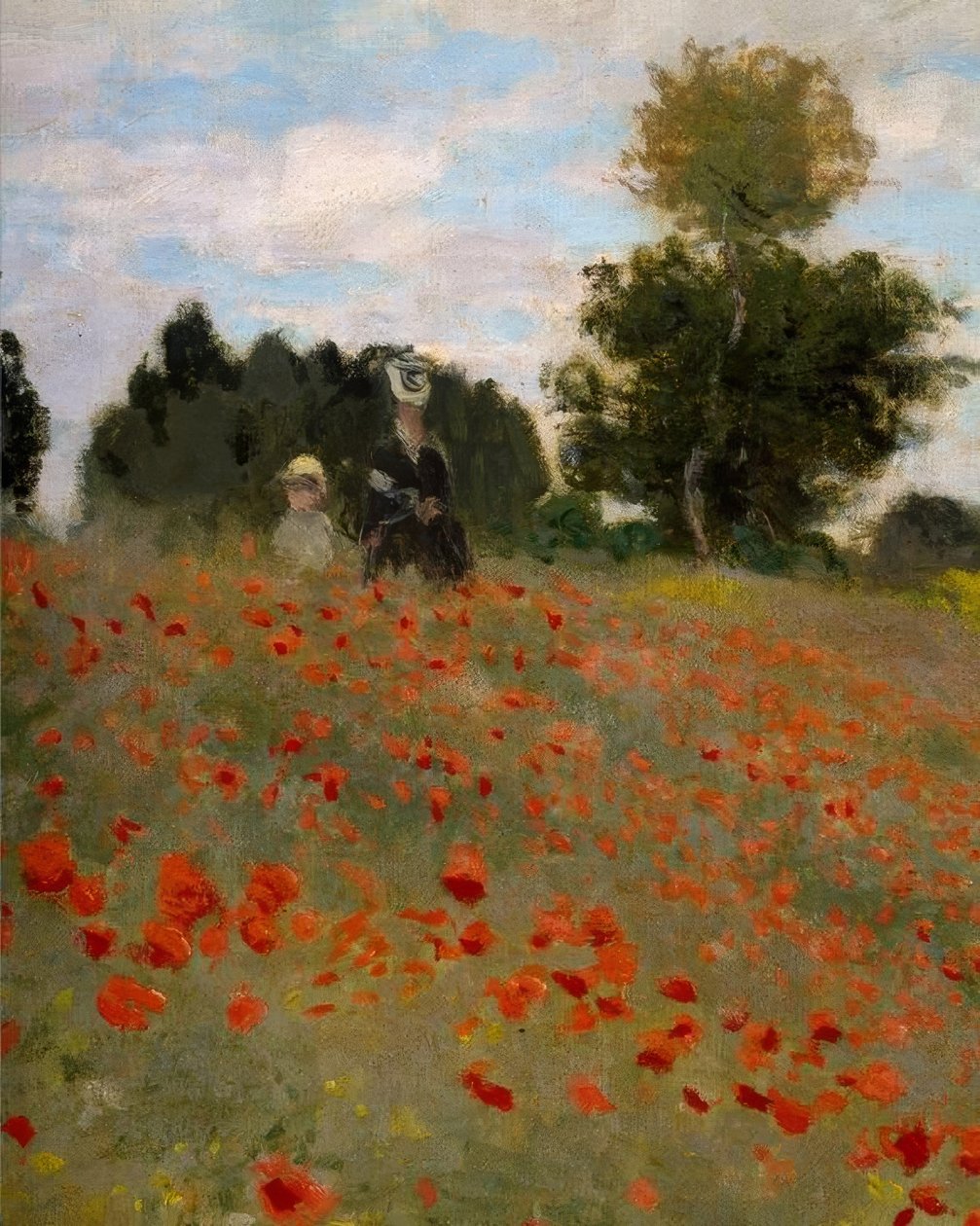Valmuene i Argenteuil av Claude Monet