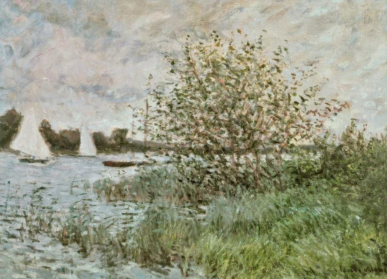 Bredden av Seinen nær Argenteuil av Claude Monet