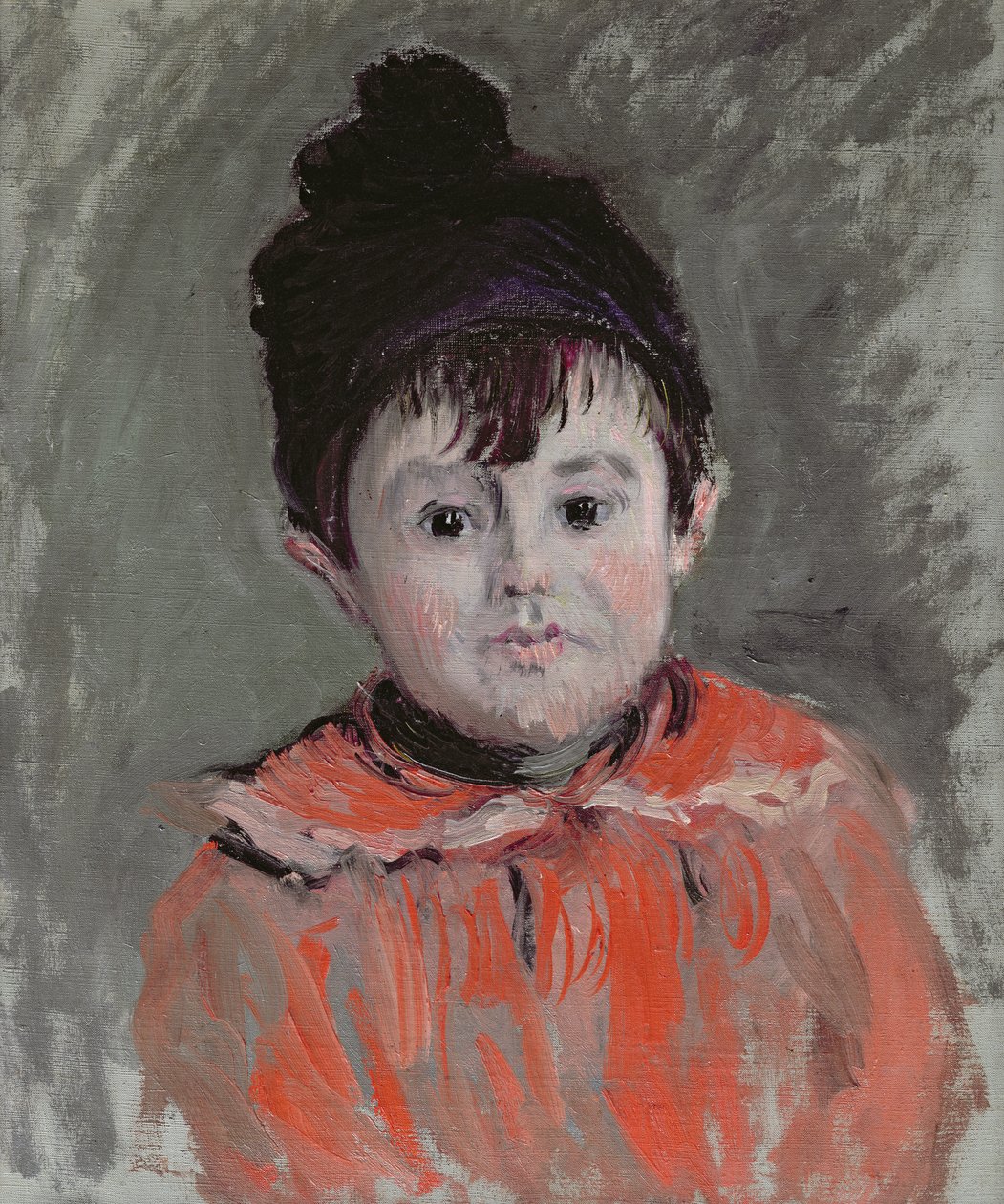 Michel Monet (1878-1966) Iført en Bobble-hatt, 1880 av Claude Monet