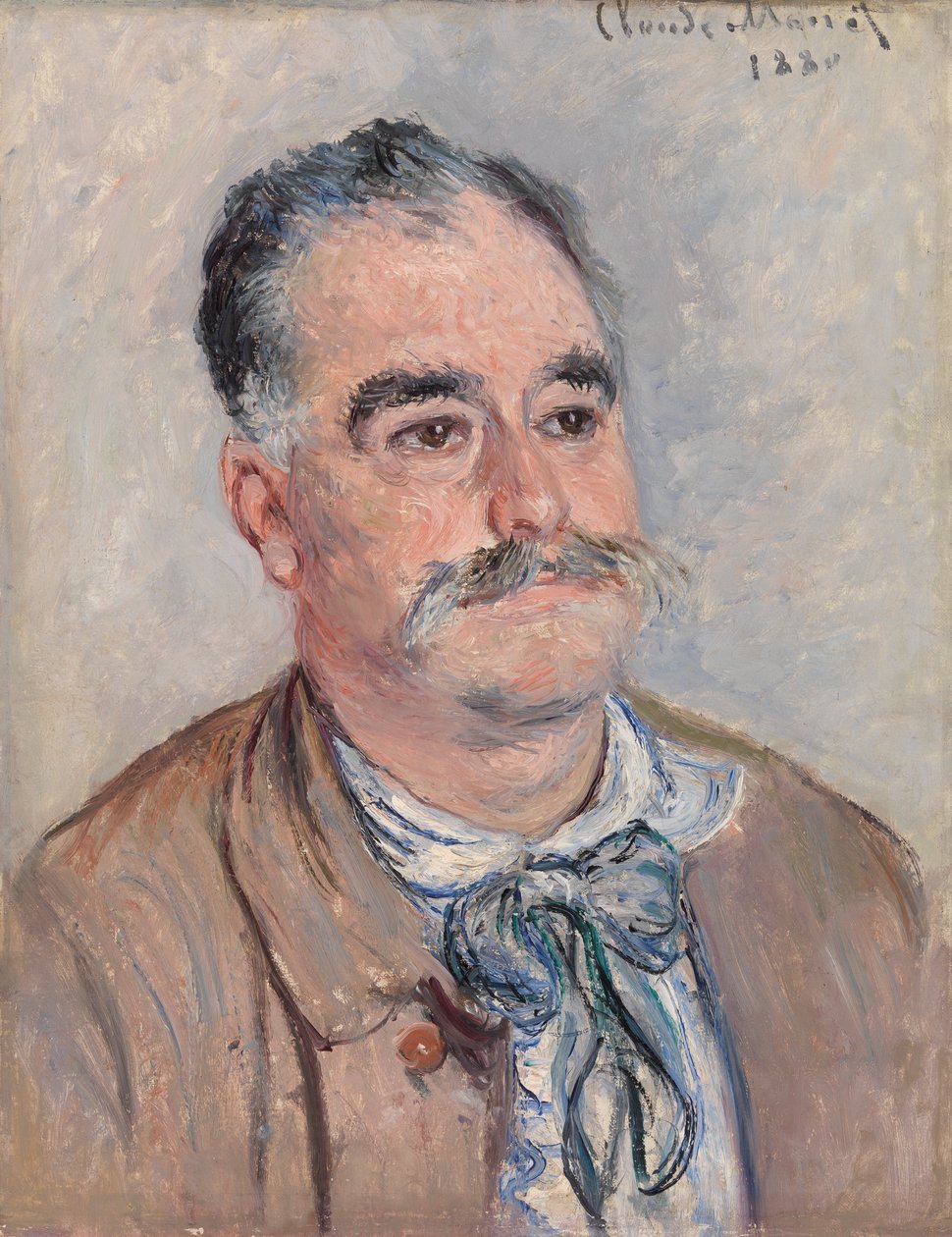 Monsieur Coqueret (far) (Portrett av Monsieur Coqueret [far]) av Claude Monet