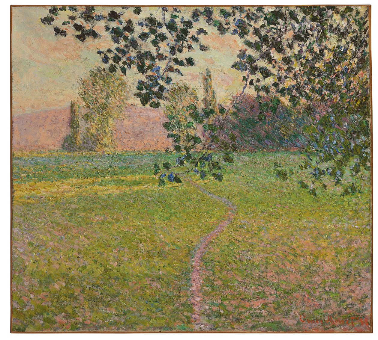 Morgenlandskap, 1888 av Claude Monet