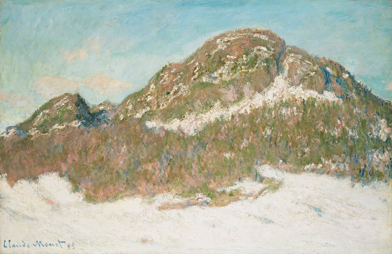 Kolsaas-fjellet, Sollyseffekt, 1895 av Claude Monet