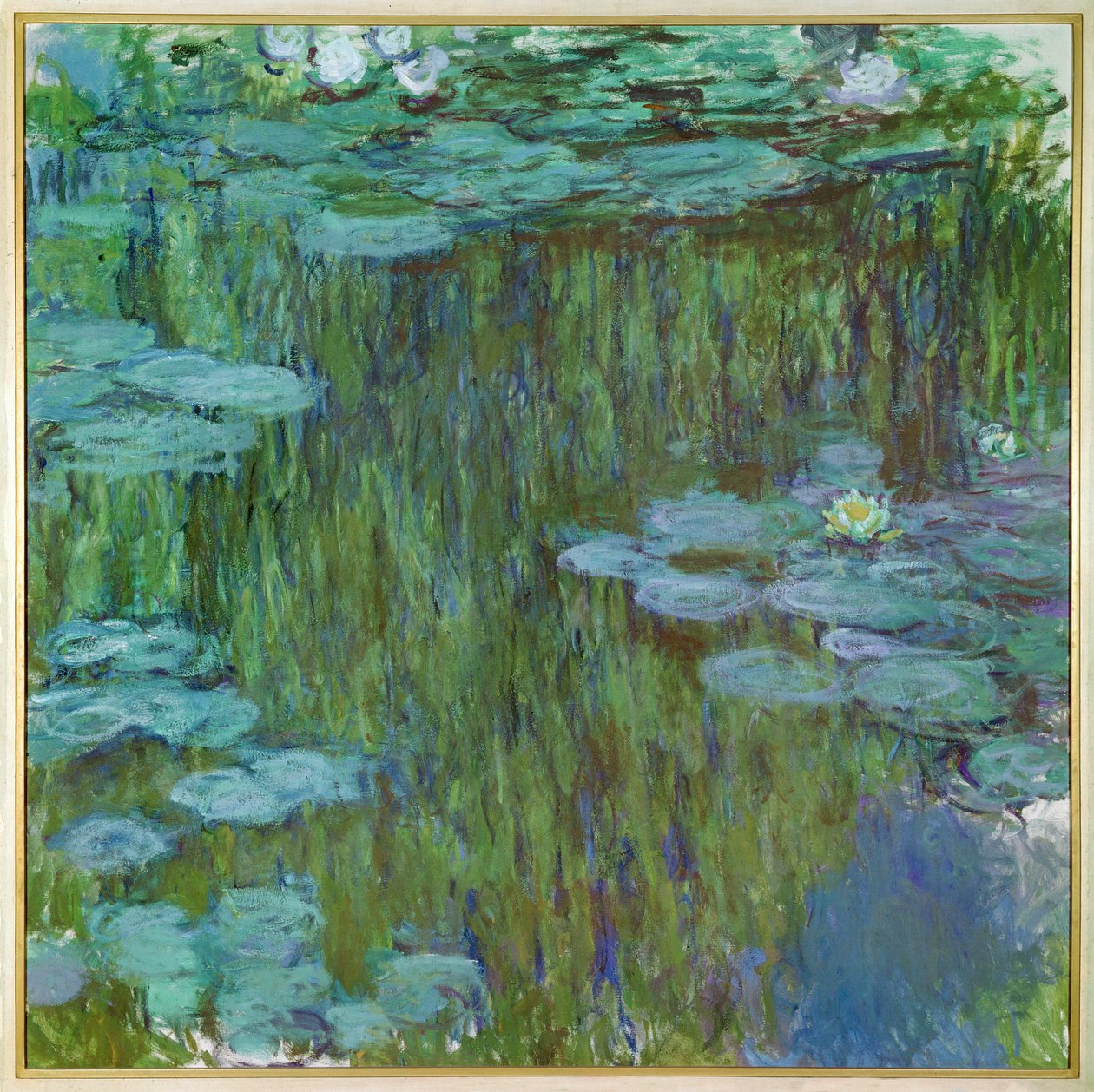 Nymfea i Giverny (olje på lerret) av Claude Monet