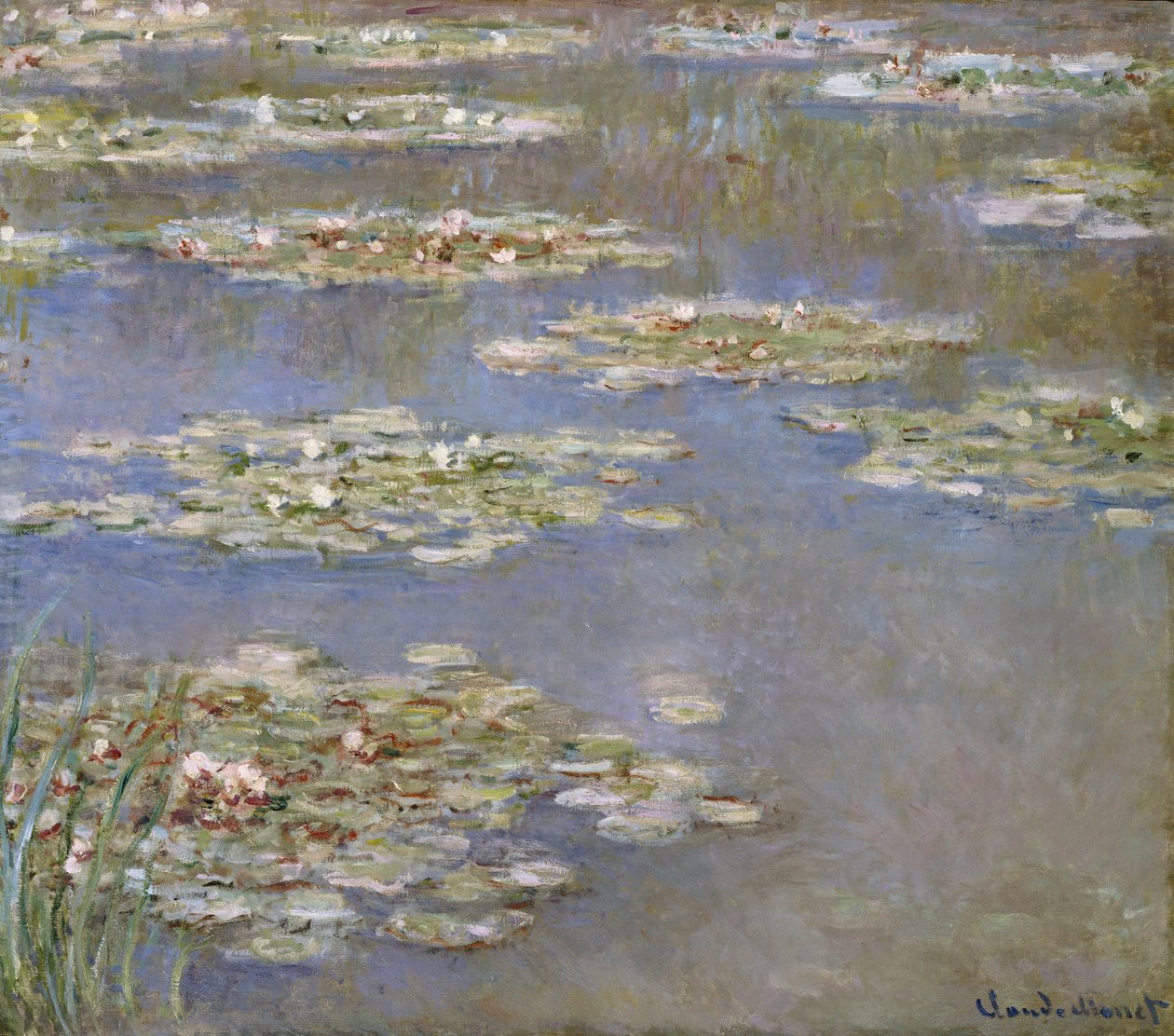 Vannliljer, ca. 1905 av Claude Monet