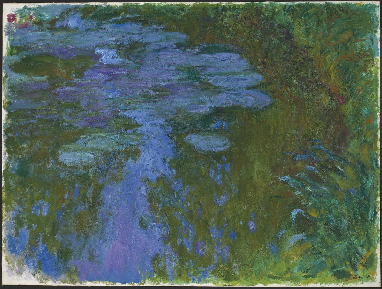 Vannliljer, ca. 1914-1917 av Claude Monet