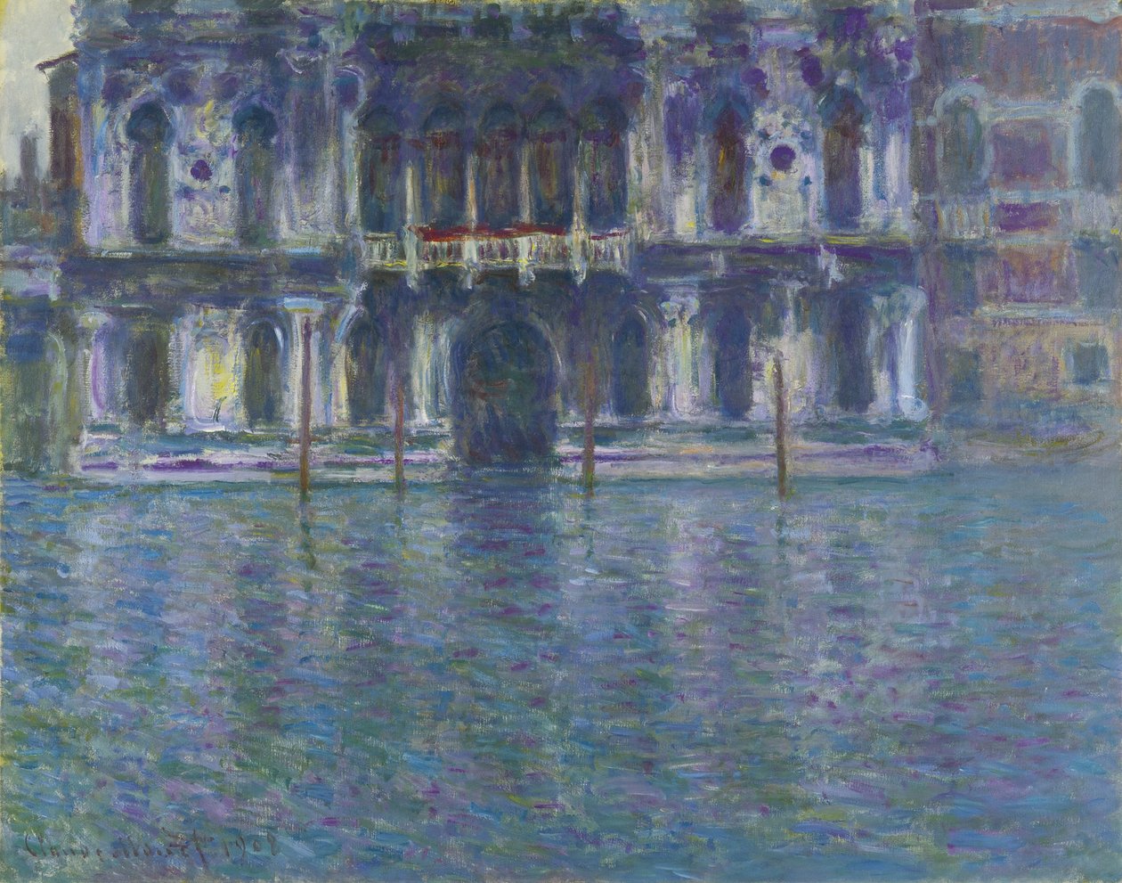 Contarini-palasset av Claude Monet