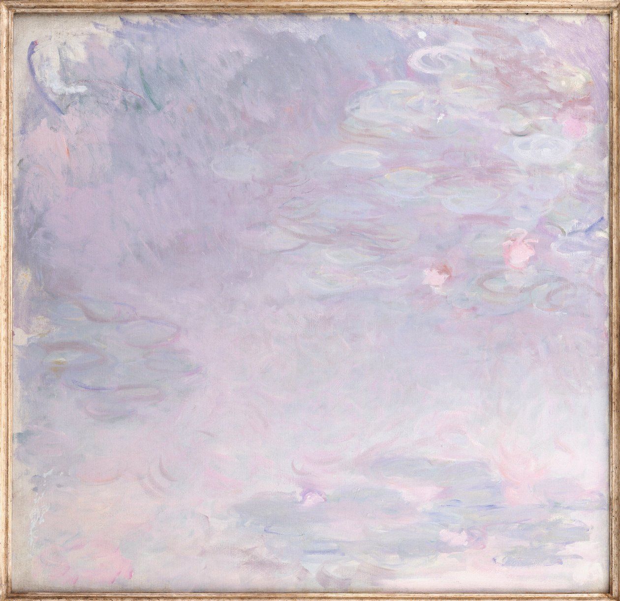 Bleke vannliljer, ca. 1917-25 av Claude Monet