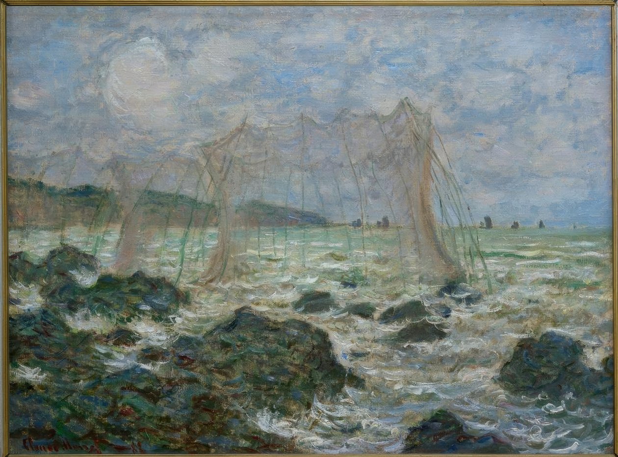 Pourville fiskepark av Claude Monet