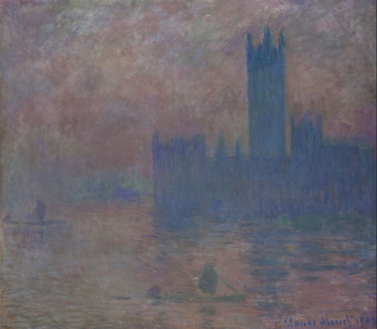Stortinget. London av Claude Monet