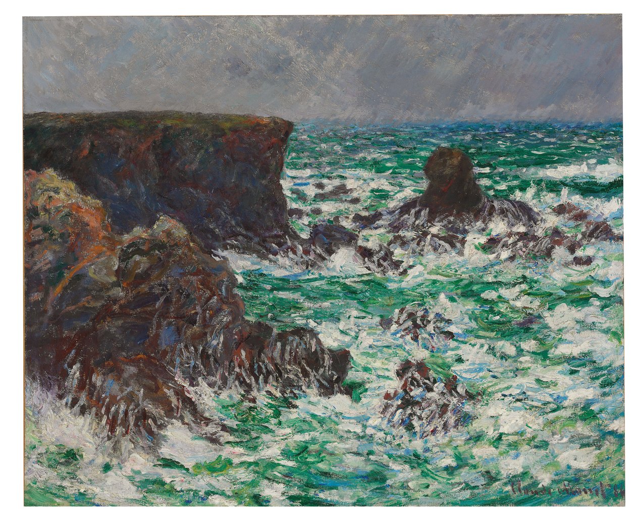 Port Cotton: The Lion, 1886 av Claude Monet