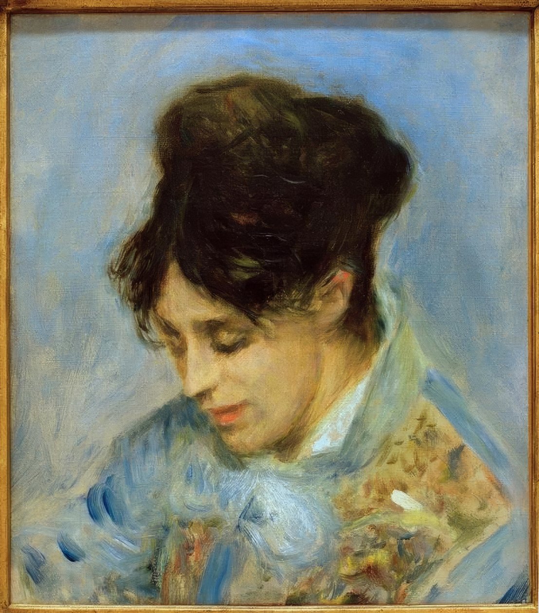 Portrett av Madame Claude Monet av Claude Monet