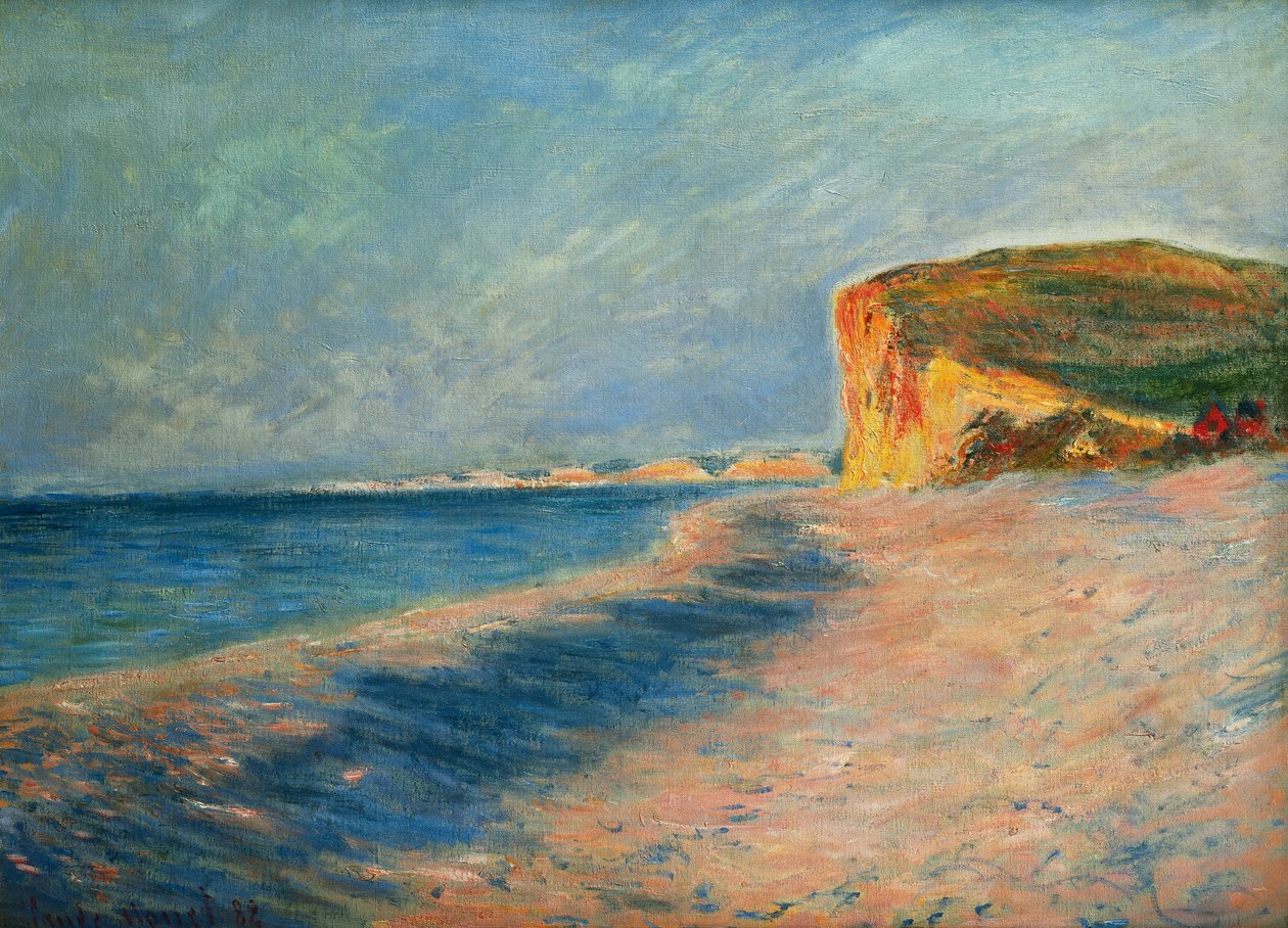 Pourville nær Dieppe; Pourville nær Dieppe, 1882 av Claude Monet