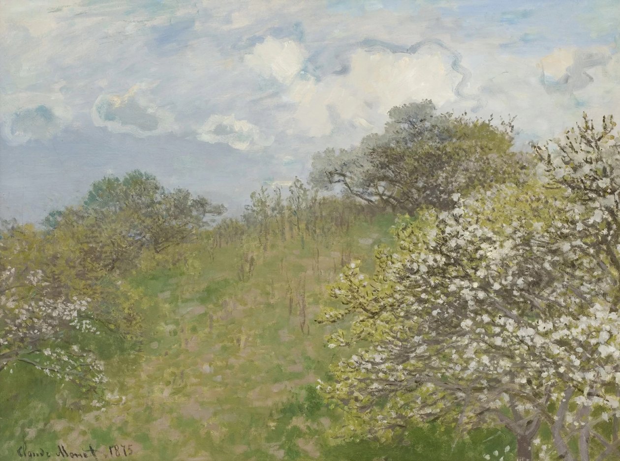 Vår vår, 1873. av Claude Monet
