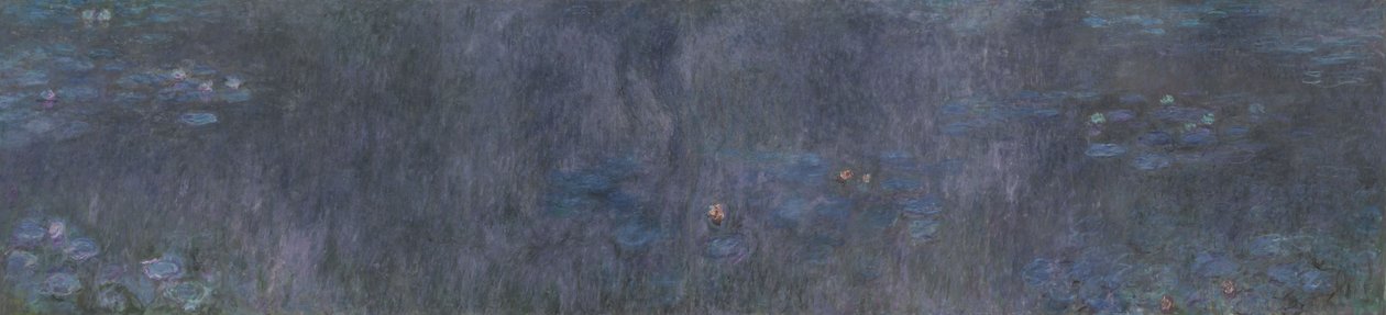 Speilinger av trær av Claude Monet