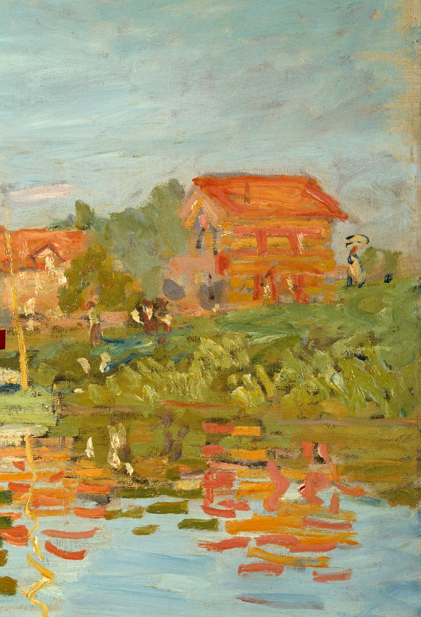 Regates til Argenteuil Detail. Maleri av Claude Monet (1840-1926) 1872 Søn. 0,48 x 0,75 m Paris, musee d