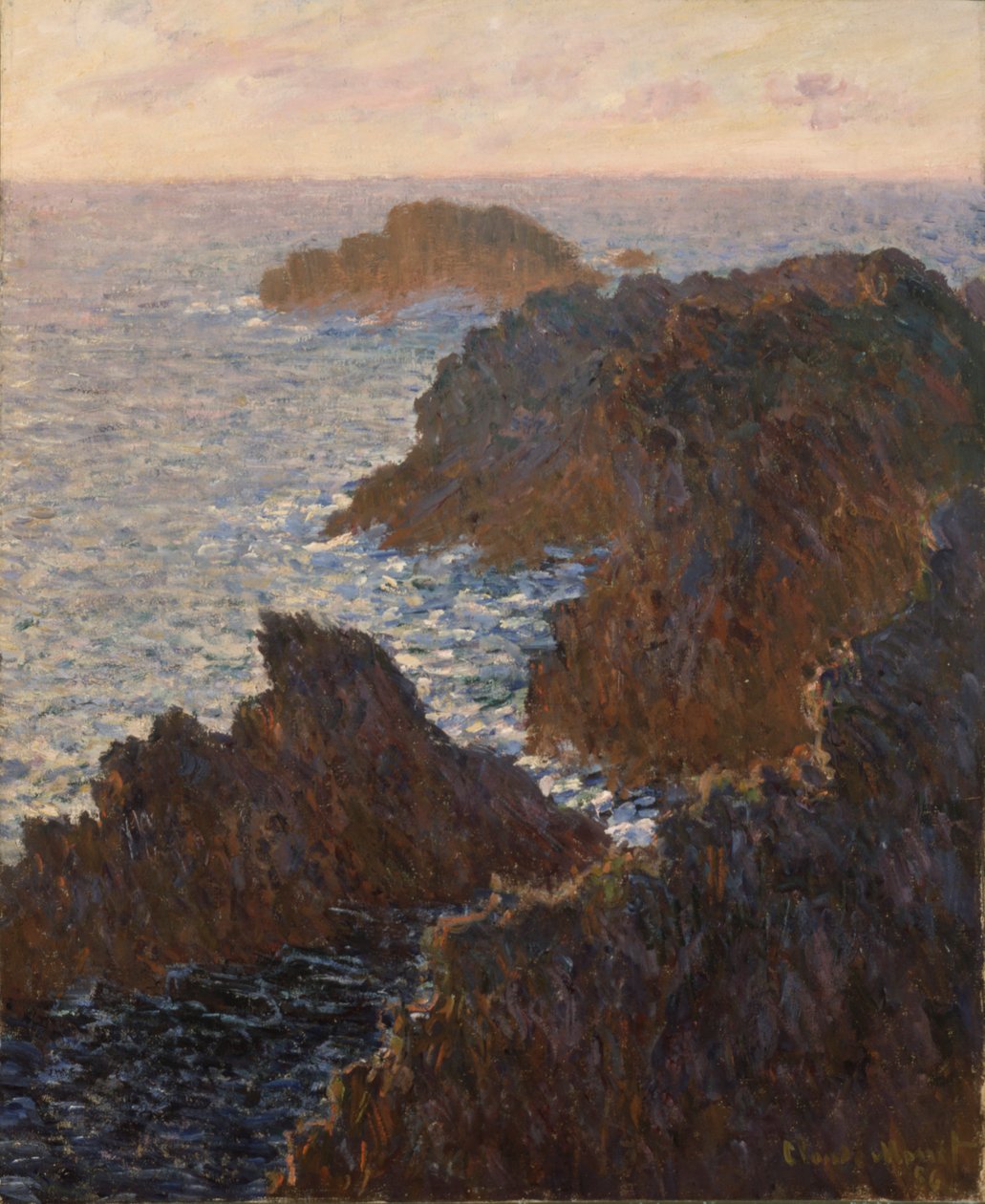 Steiner ved Belle-Isle, Port-Domois av Claude Monet