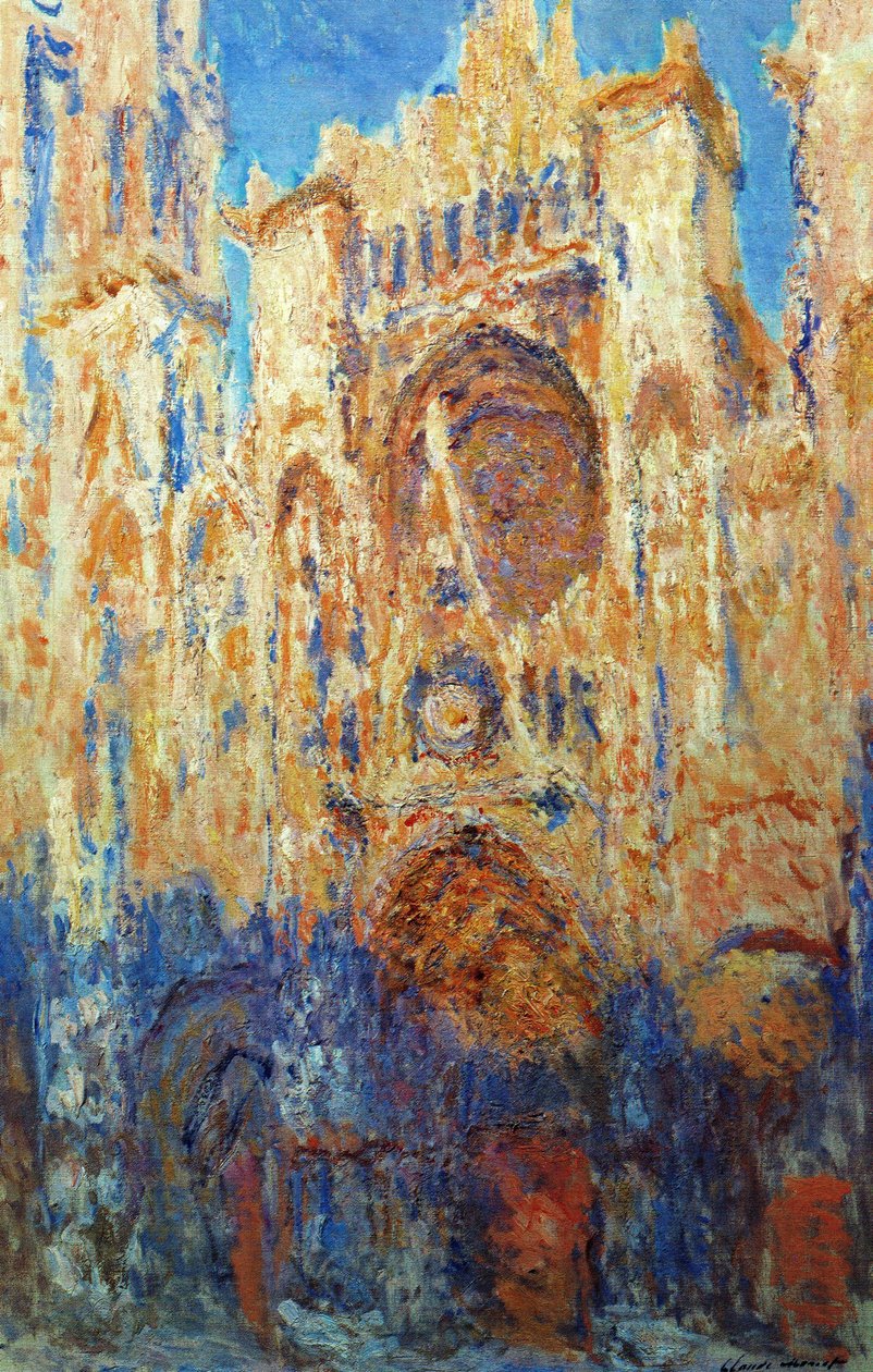 Rouen katedral av Claude Monet