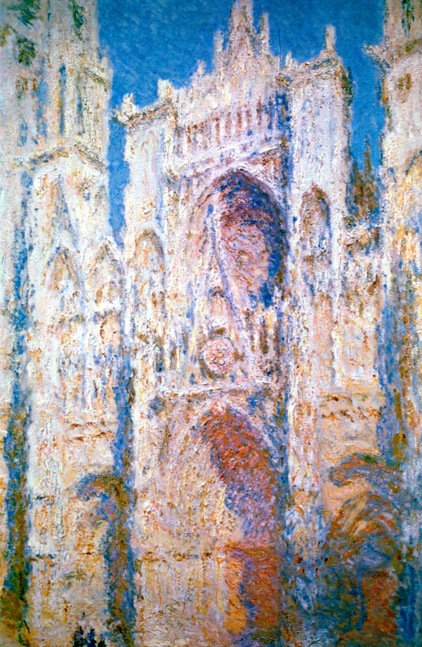 Rouen katedral, Harmoni i blått og gull, 1894 av Claude Monet