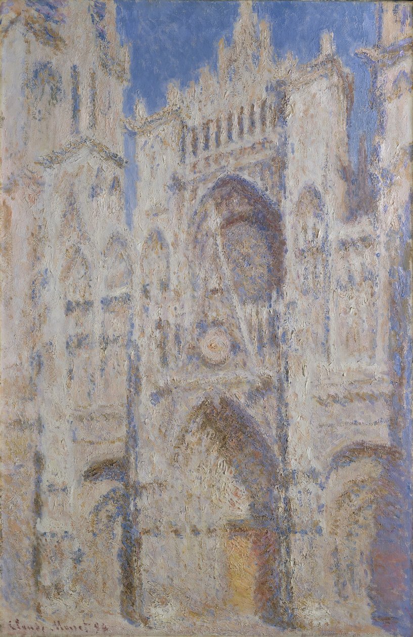 Rouen katedral: Portalen (sollys), 1894 av Claude Monet
