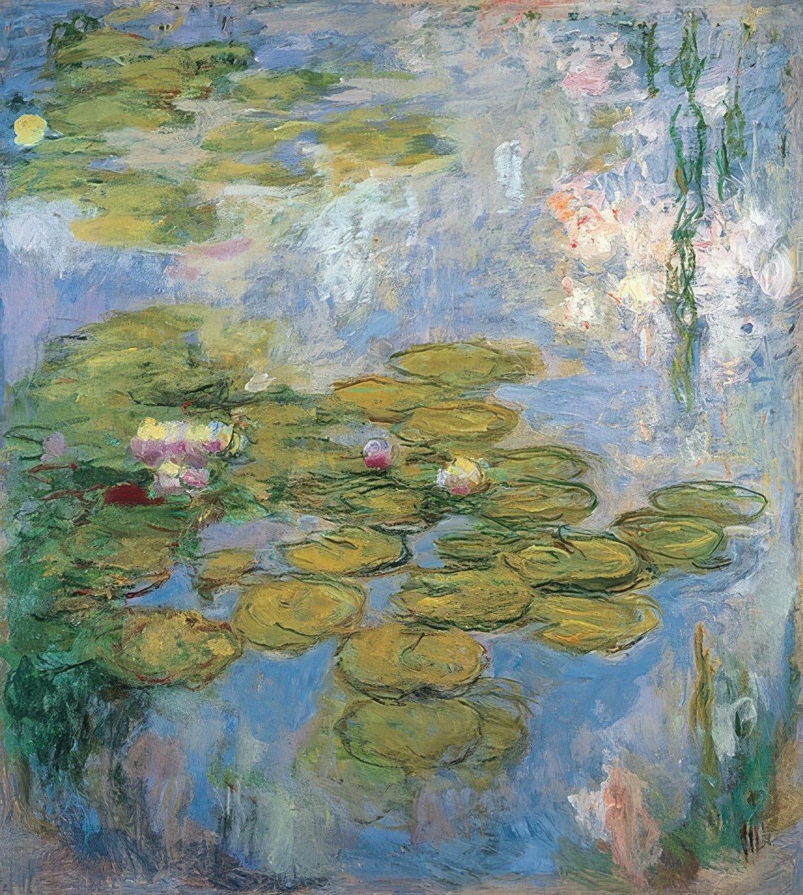 Vannliljer (nymphéas). 1916-19 av Claude Monet