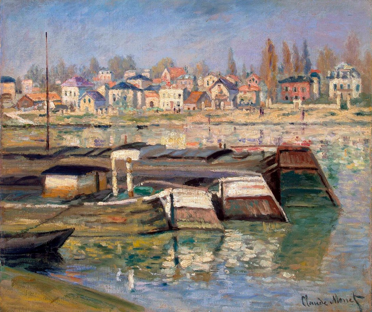 Seine ved Asnières, 1873. av Claude Monet