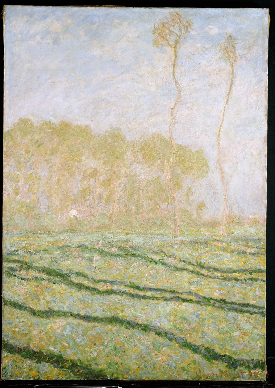 Spring Countryside ved Giverny, 1894 av Claude Monet