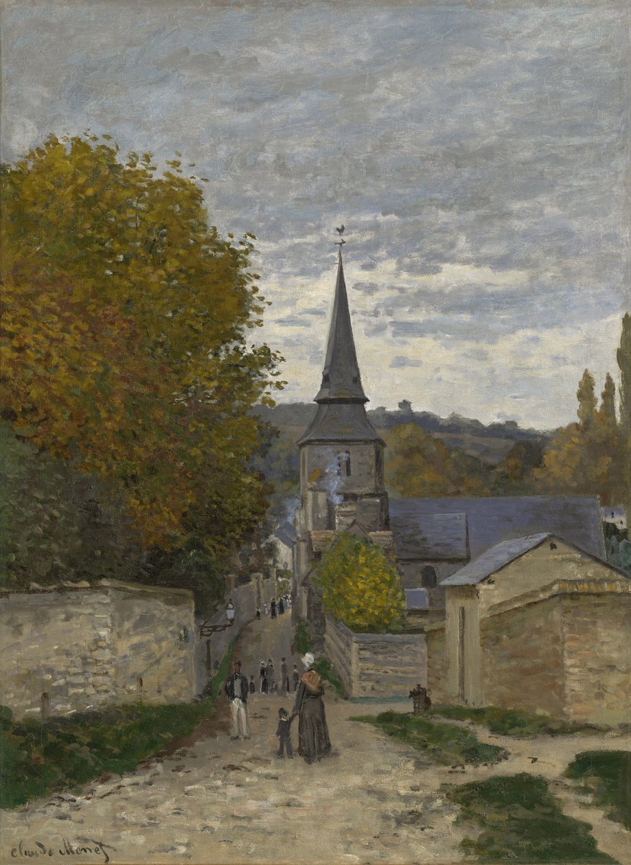 Gate i Sainte-Adresse, 1867 av Claude Monet