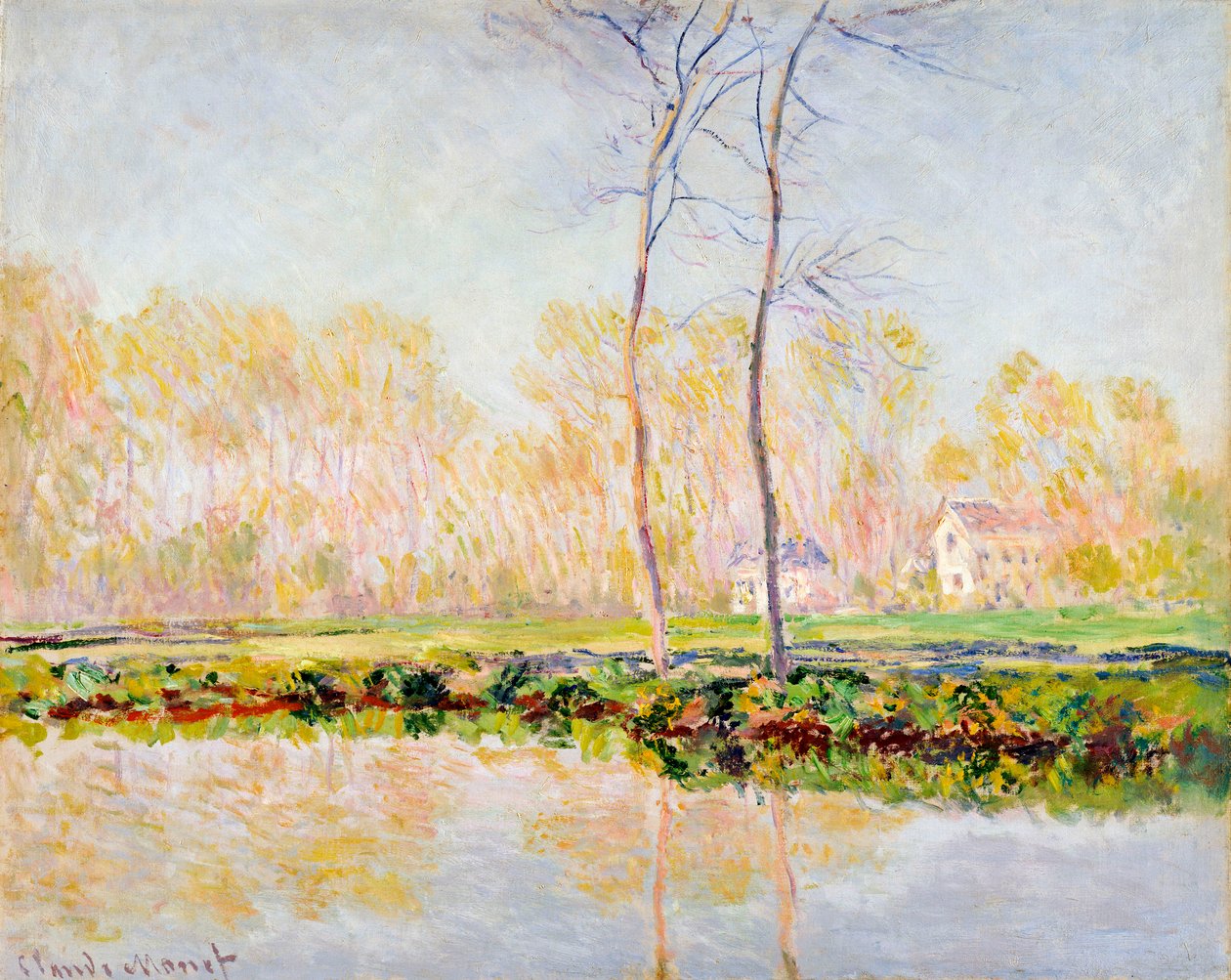 The Banks of the River Epte ved Giverny, 1887 av Claude Monet