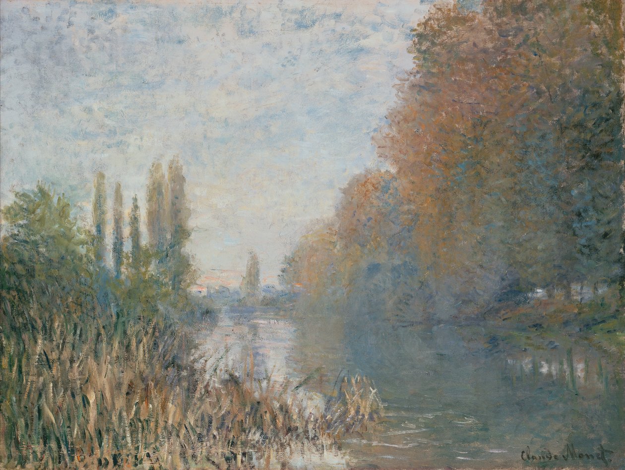 Seinebredden om høsten av Claude Monet