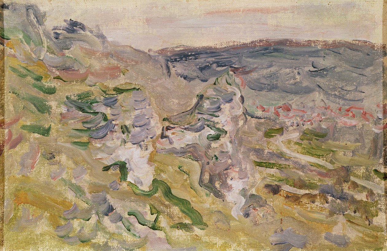 Chantemerle Hills i nær Vétheuil, 1881 av Claude Monet