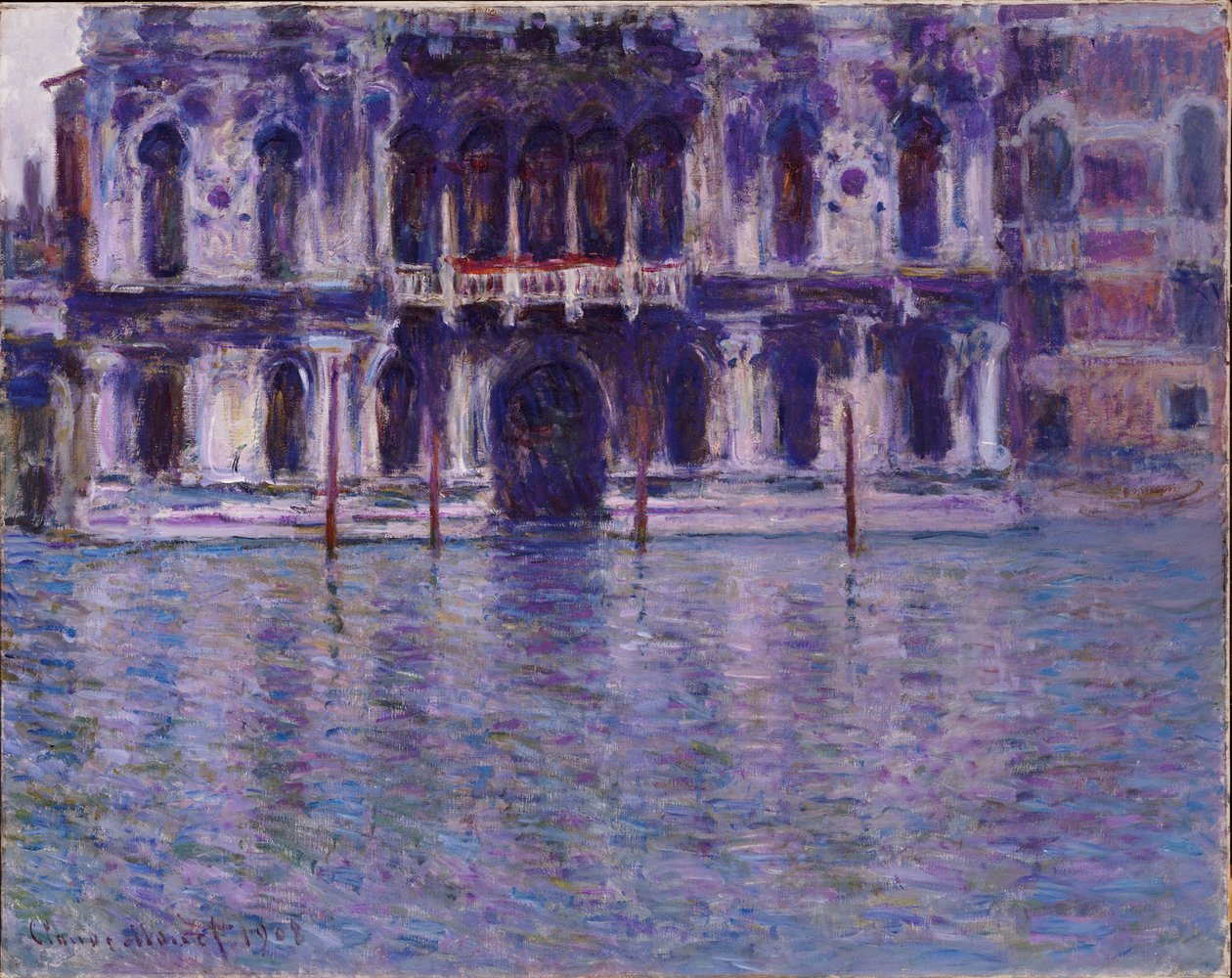 Contarini-palasset, 1908 av Claude Monet