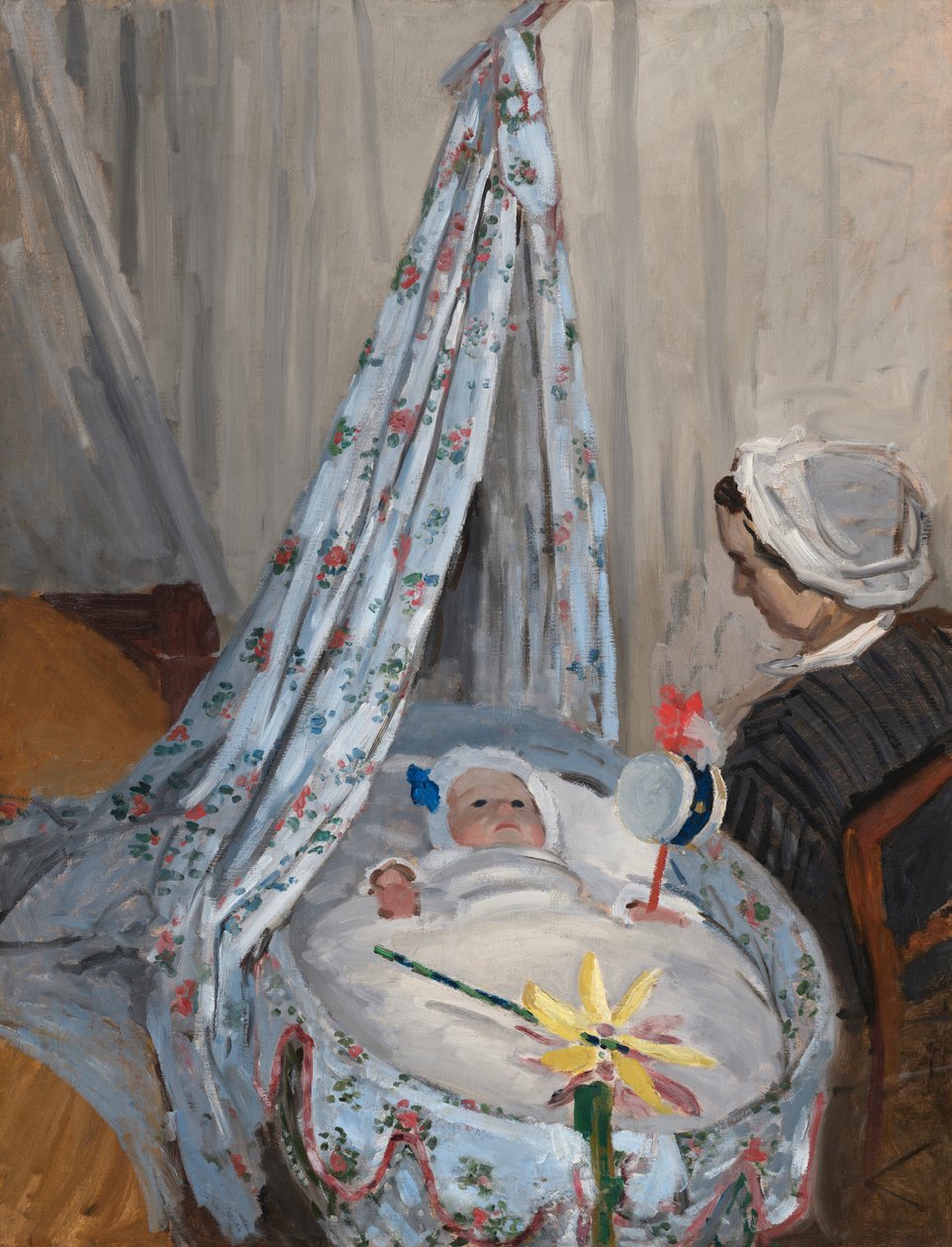 «The Cradle» – Camille sammen med kunstnerens sønn Jean av Claude Monet