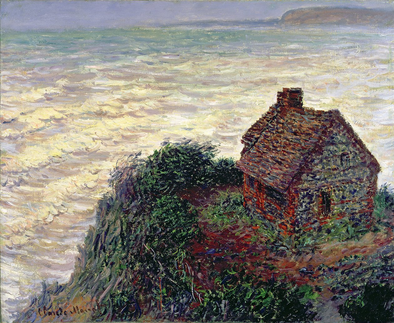 Tollbetjentens hus, Varengeville, 1882 av Claude Monet