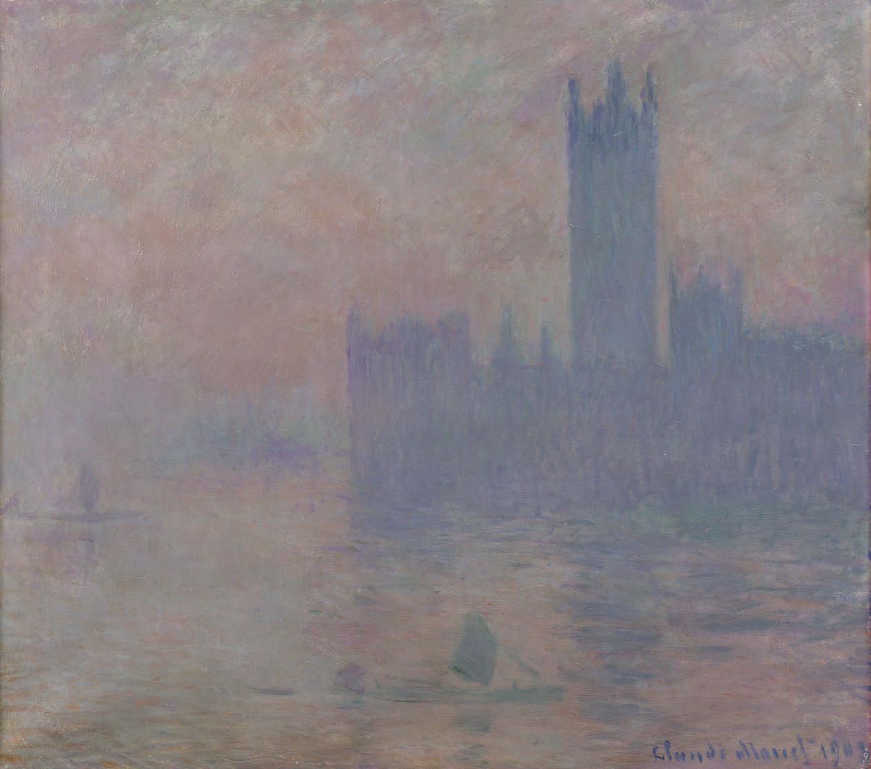 The Houses of Parliament, London, 1903 av Claude Monet