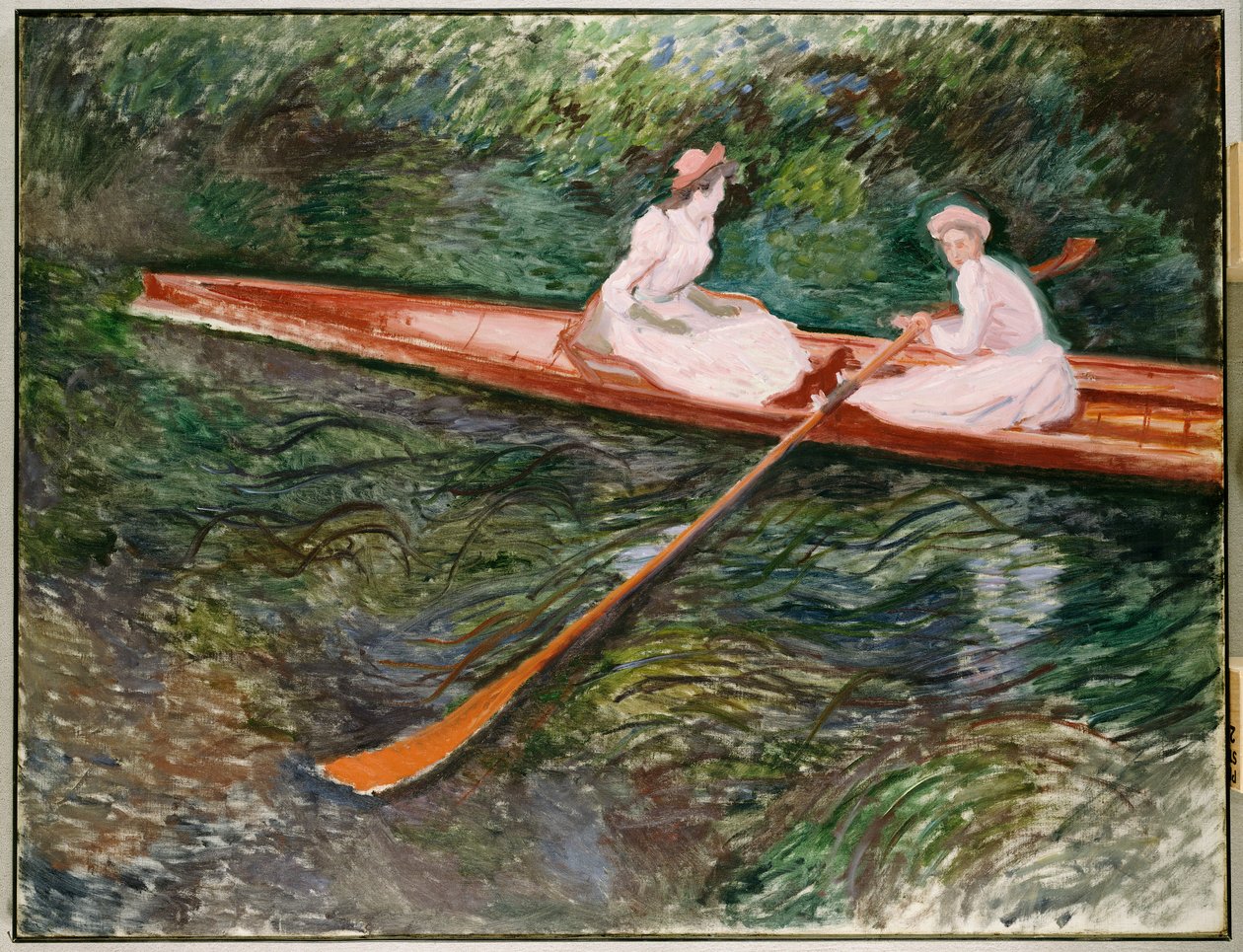 Den rosa robåten av Claude Monet