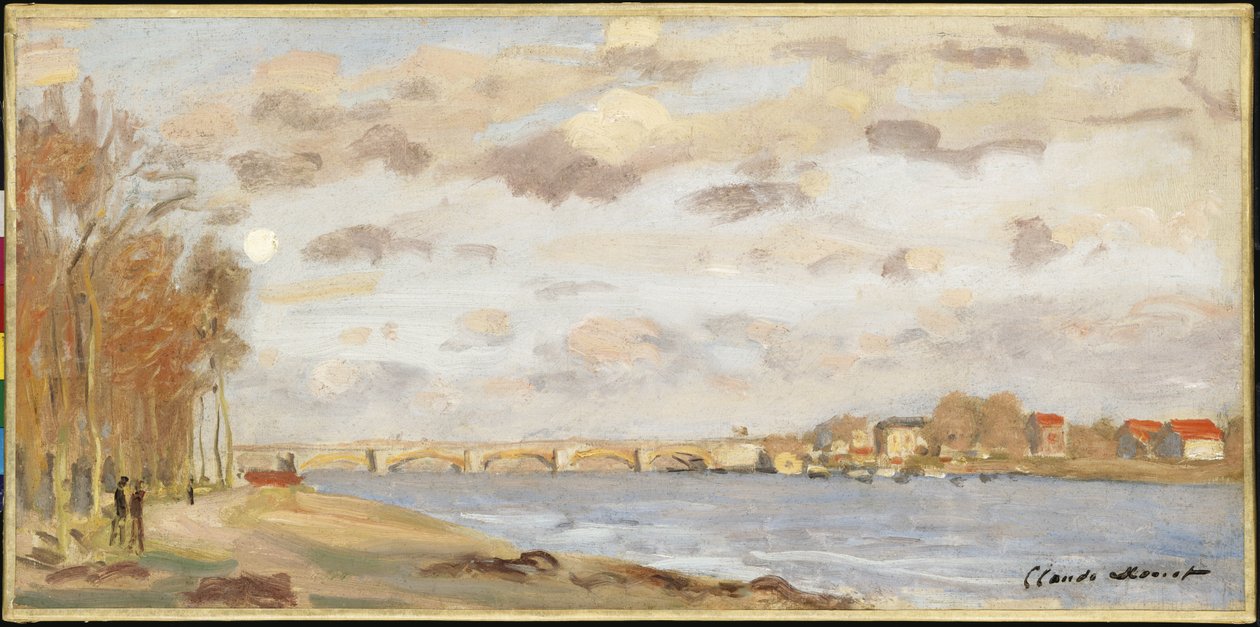 Seinen ved Argenteuil, 1872 av Claude Monet