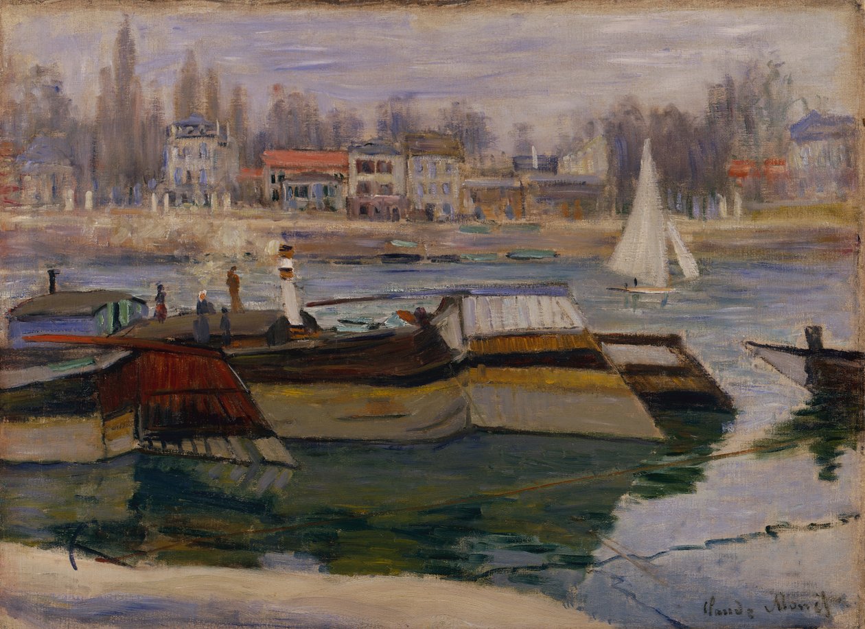 Seinen ved Asnières av Claude Monet