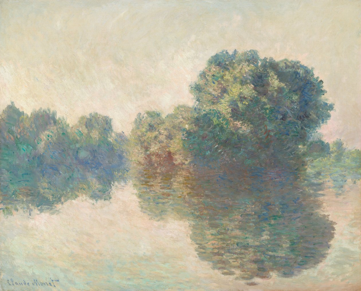 Seinen ved Giverny av Claude Monet